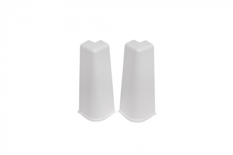 Narożnik zewnętrzny do listwy Cezar Hi Line Prestige Biały mat 22x75x20mm PVC 1 kpl.