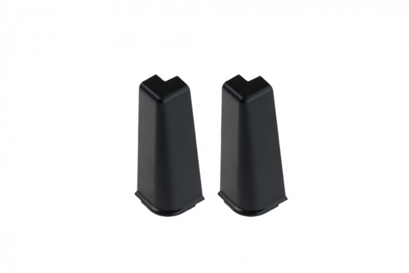 Narożnik zewnętrzny do listwy Cezar Hi Line Prestige Czarny mat 22x75x20mm PVC 1 kpl.