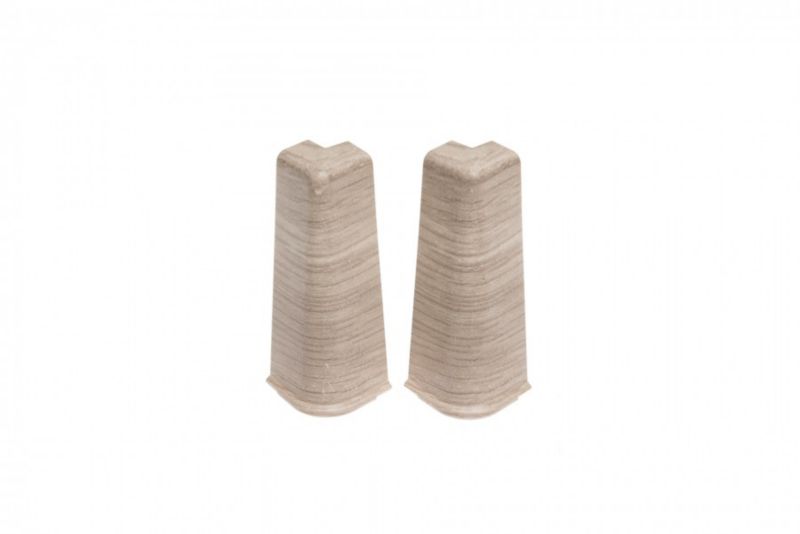 Narożnik zewnętrzny do listwy Cezar Hi Line Prestige Dąb Alcanta mat 22x75x20mm PVC 1 kpl.