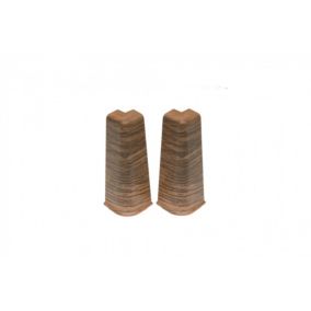Narożnik zewnętrzny do listwy Cezar Hi Line Prestige Dąb Kantabryjski mat 22x75x20mm PVC 1 kpl.