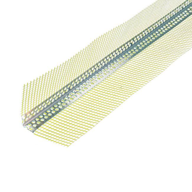 Narożnik aluminiowy Budmat z siatką 10 x 10 cm 3 m