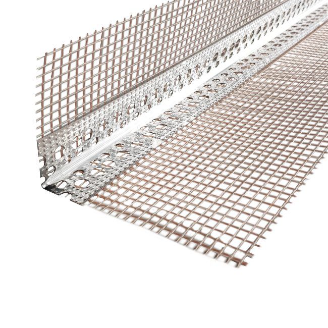 Narożnik aluminiowy z siatką Budmat Strong 8 x 12 mm 2,5 mb