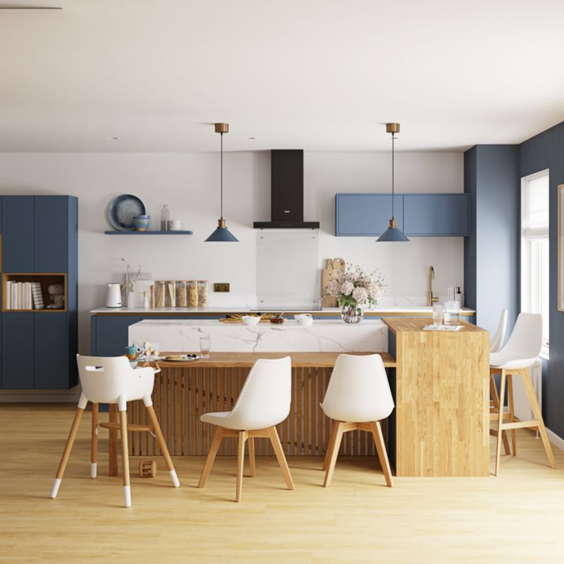 Narożnik wewnętrzny podblatowy GoodHome Innovo 90° mosiądz