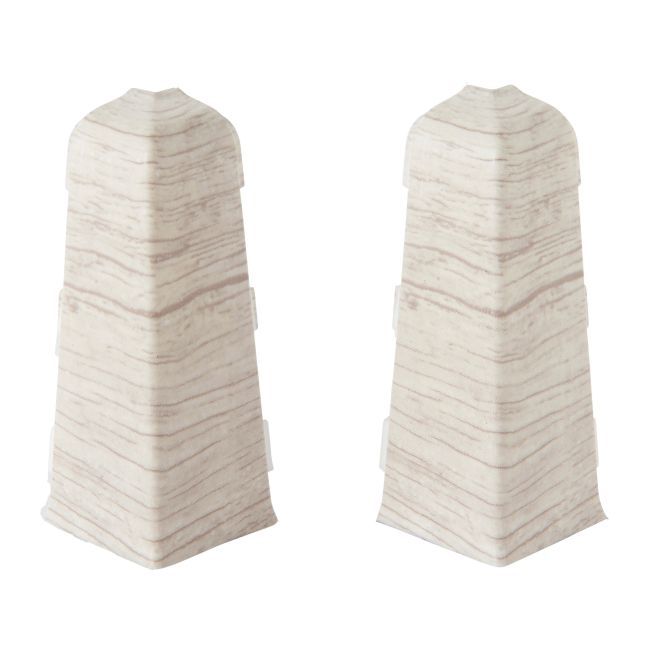 Narożnik zewnętrzny do listwy GoodHome Core PCV 75 mm decor 610 2 szt.