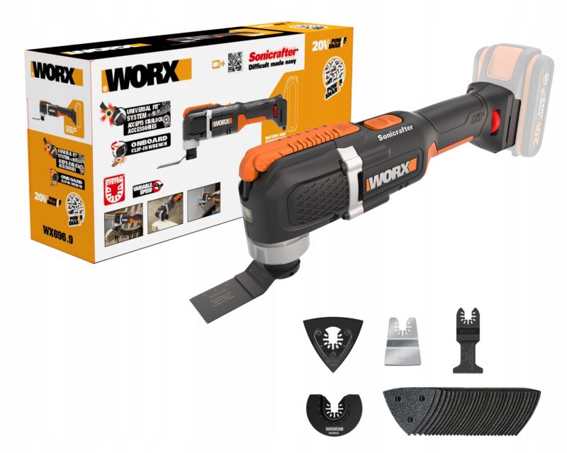 Narzędzie wielofunkcyjne WORX WX696.9 1szt.