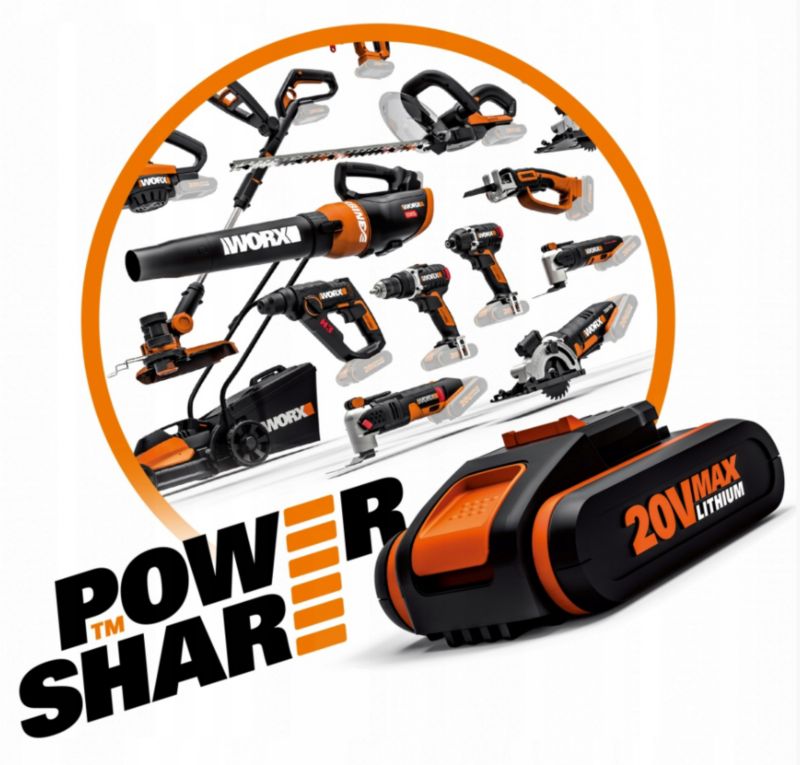 Narzędzie wielofunkcyjne WORX WX696.9 1szt.