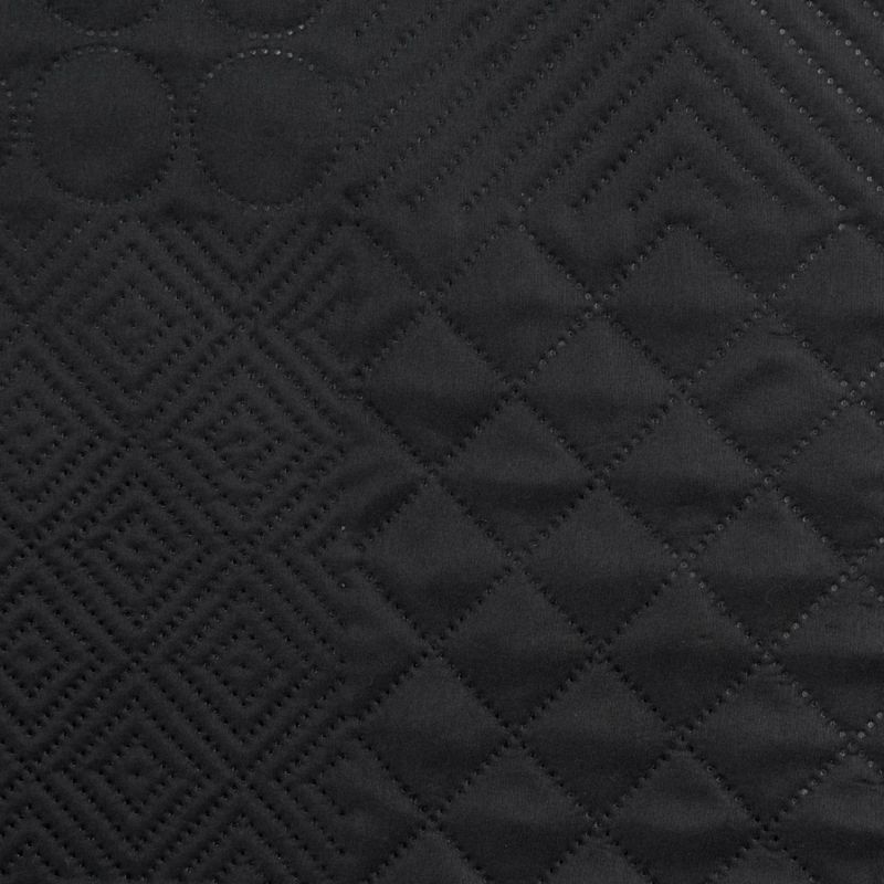 Narzuta BONI/5 Eurofirany 170x210 czarna patchwork dekoracyjna miękka 1 szt.