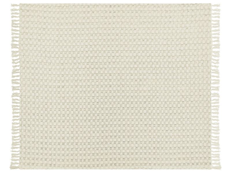 Narzuta na łóżko Bere Bawełna 200 x 220 cm Złamana biel 1 szt.
