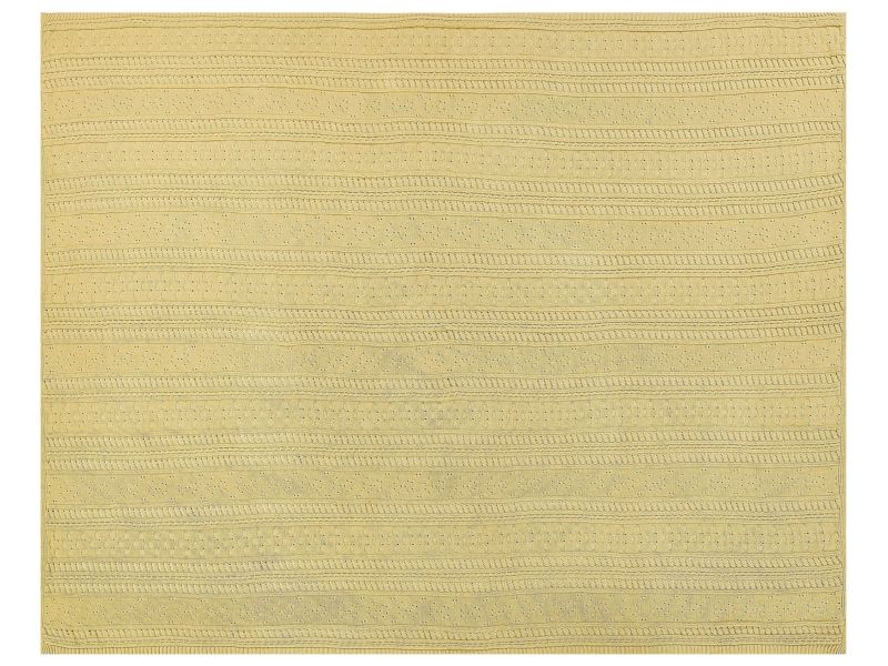 Narzuta na łóżko Daulet Bawełna 150 x 200 cm Żółty 1 szt.