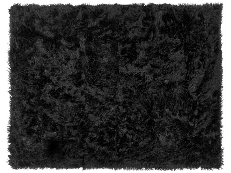 Narzuta na łóżko Delice Tkanina 150 x 200 cm Czarny 1 szt.