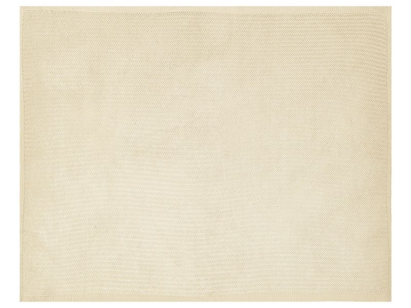 Narzuta na łóżko Ilen Bawełna 150 x 200 cm Beżowy 1 szt.