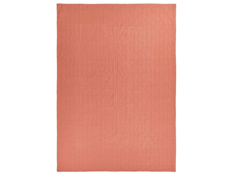 Narzuta na łóżko Maraka Bawełna 150 x 200 cm Jasnoczerwony 1 szt.
