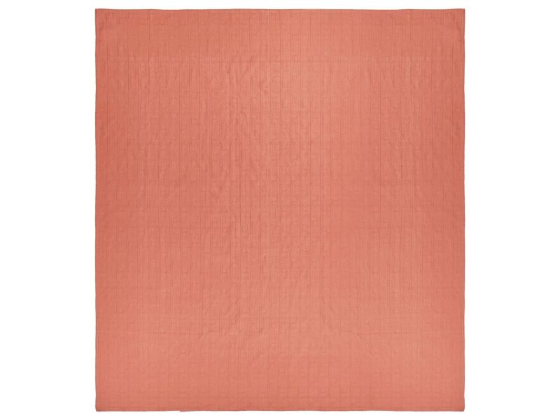 Narzuta na łóżko Maraka Bawełna 200 x 220 cm Jasnoczerwony 1 szt.