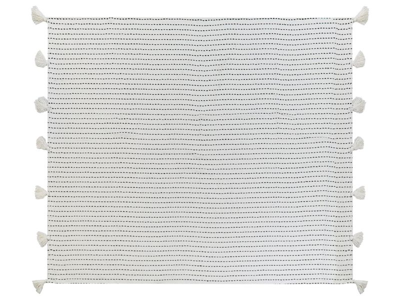 Narzuta na łóżko Modar Bawełna 220 x 240 cm Złamana biel 1 szt.