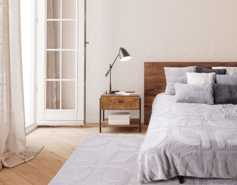 Narzuta na łóżko Multidecor Rabbit Jaquard 160 x 220 cm szara 1 szt.