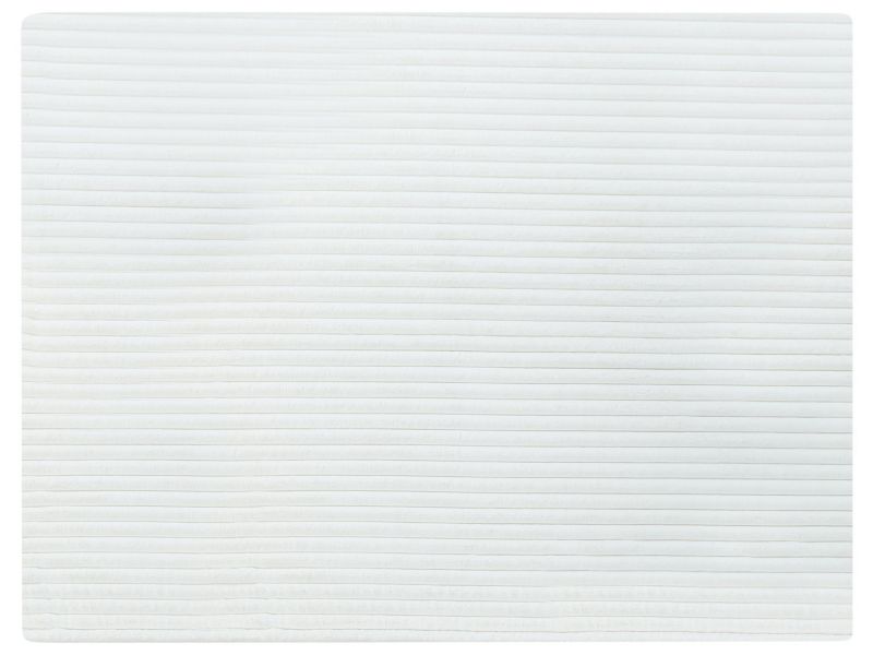 Narzuta na łóżko Rakya Sztuczne futro 150 x 200 cm Biały 1 szt.