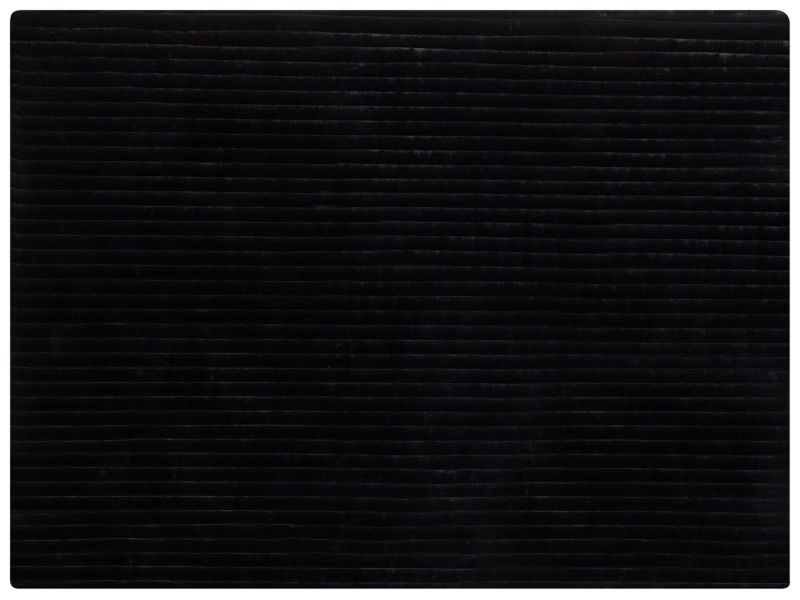Narzuta na łóżko Rakya Sztuczne futro 150 x 200 cm Czarny 1 szt.