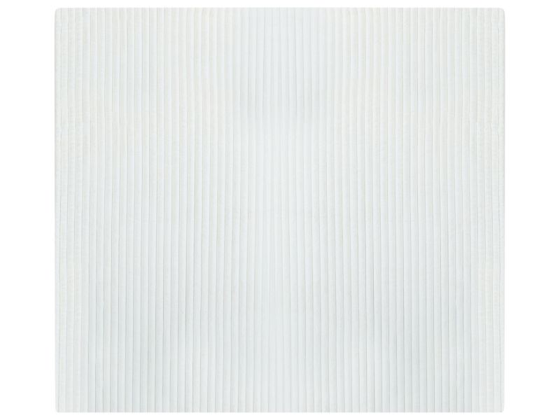 Narzuta na łóżko Rakya Sztuczne futro 200 x 220 cm Biały 1 szt.