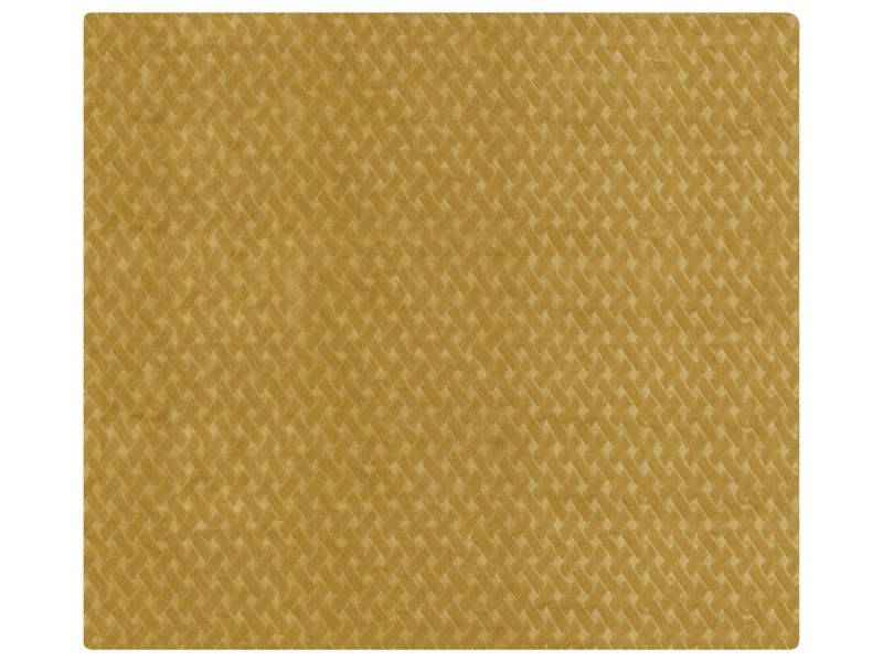 Narzuta na łóżko Sitapur Sztuczne futro 200 x 220 cm Musztardowy 1 szt.