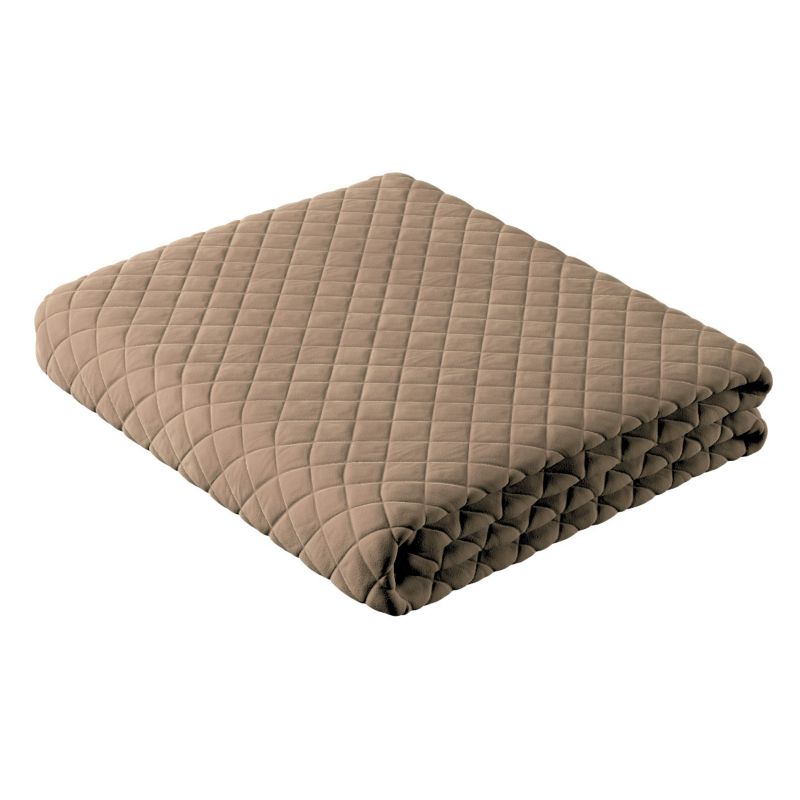 Narzuta pikowana w romby Dekoria 260 x 210 cm beżowy 1 szt.
