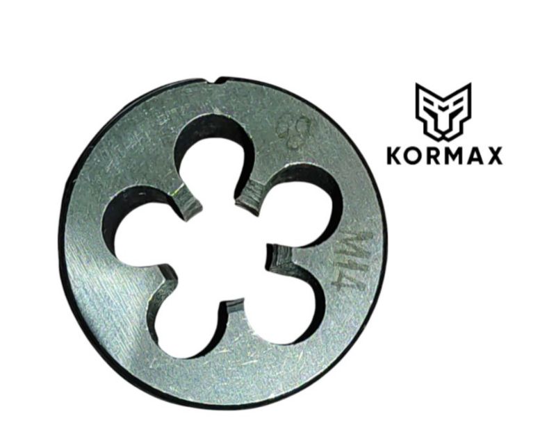 Narzynka do stali czarnej HSS M14 skok 2mm Kormax (N-M14X2) - 1 szt.