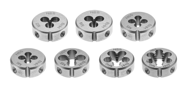 Narzynki i gwintowniki NEO TOOLS M3-M12, zestaw 32 szt. HSS w walizce 1 kpl