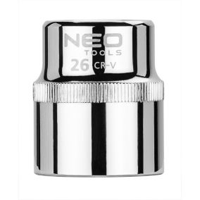 Nasadka sześciokątna NEO TOOLS 1/2" 26 mm 1 szt.
