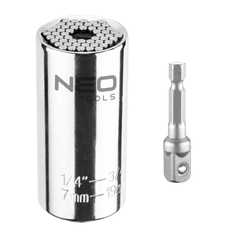 Nasadka uniwersalna Neo Tools 1/4''-3/4'' 7-19 mm