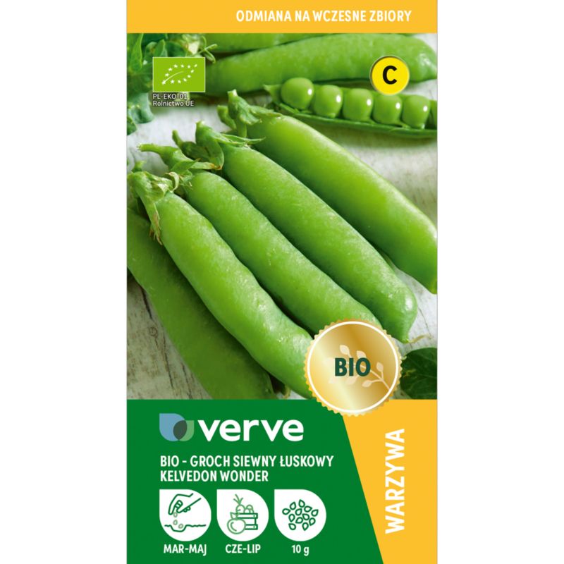 Nasiona Bio groszek Progress 9 Verve