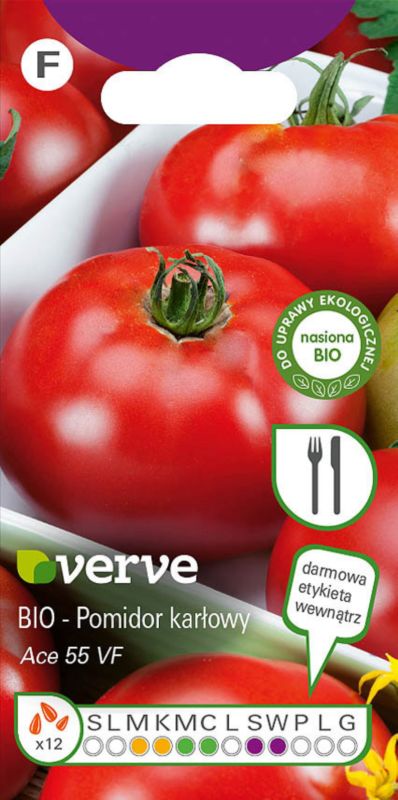 Nasiona Bio pomidor Ace 55 VF Verve