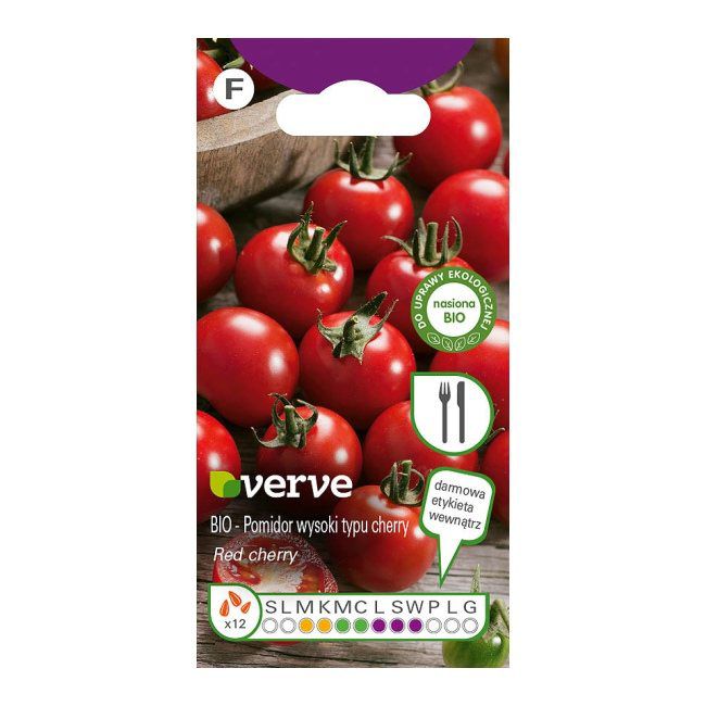 Nasiona Bio pomidor Red Cherry Verve