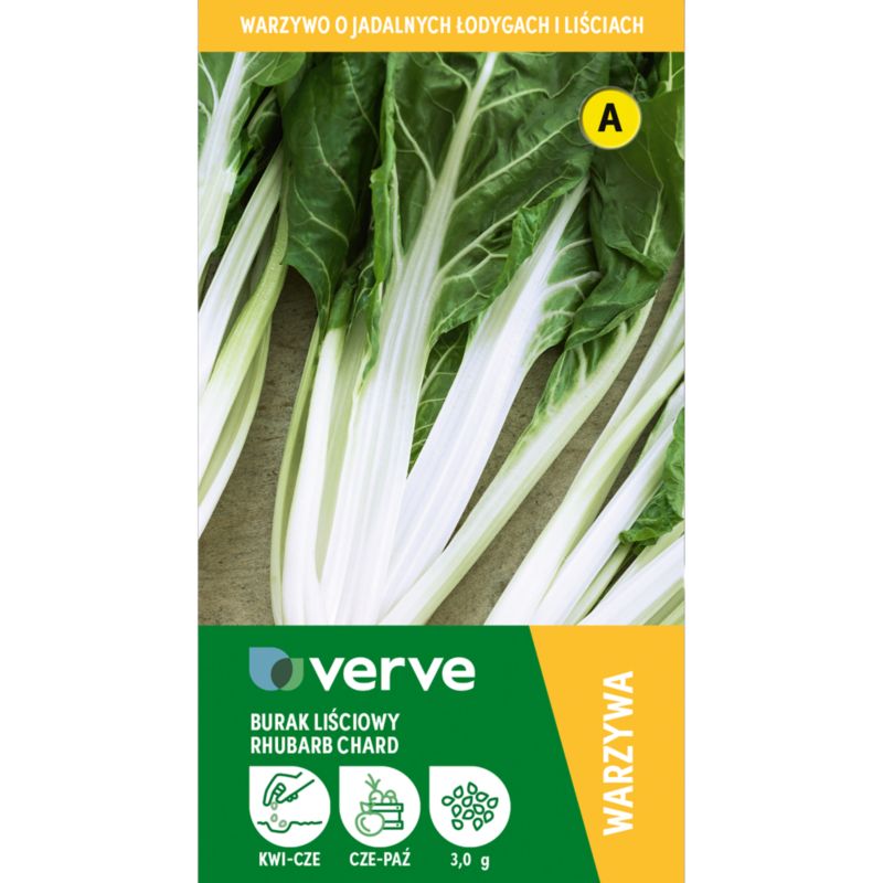 Nasiona burak liściowy Rhubarb Chard Verve