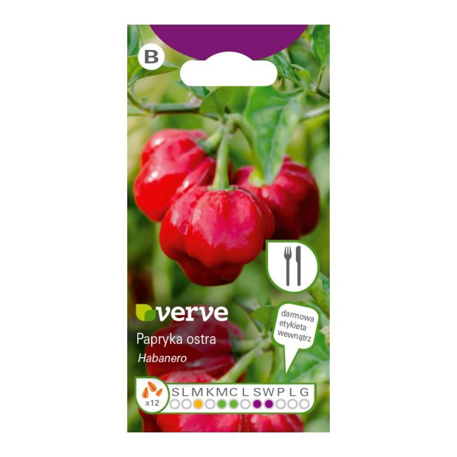 Nasiona papryka Habanero Verve B