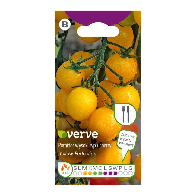 Nasiona pomidor koktajlowy Yellow Cherry Perfect Verve