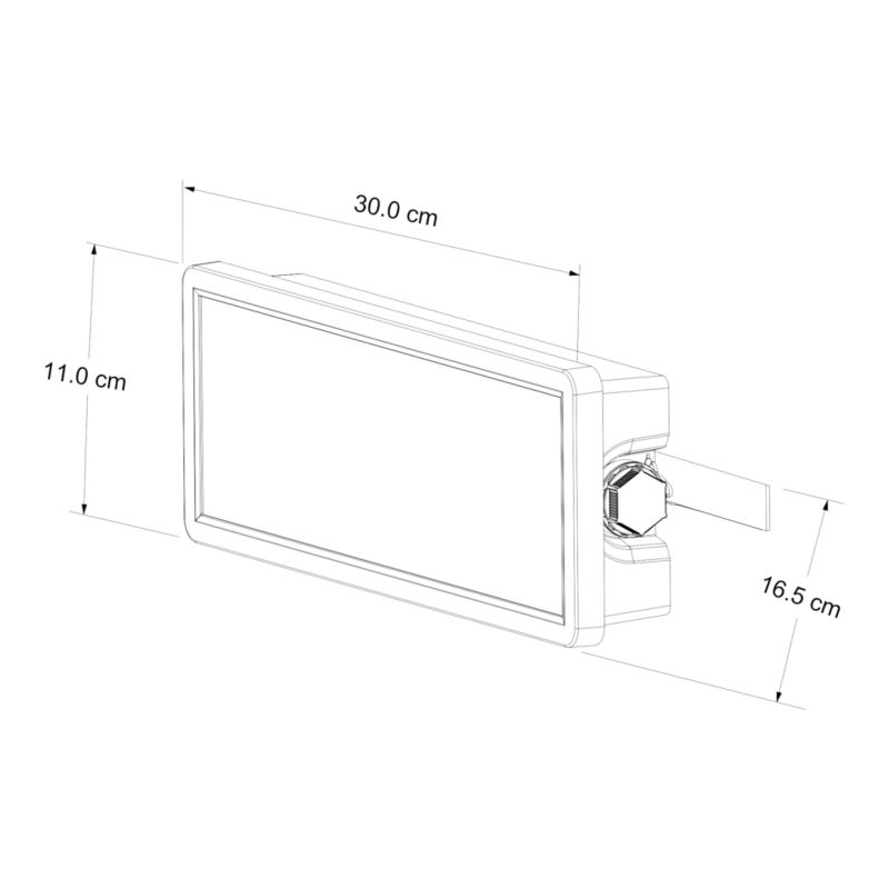 Naświetlacz GoodHome Davern 50 W 6250 lm 5000 K czarny