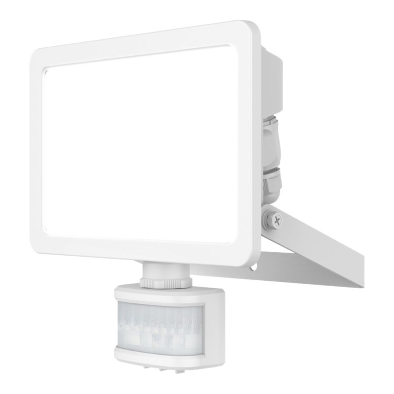 Naświetlacz GoodHome Lucan 30 W z czujnikiem ruchu biały