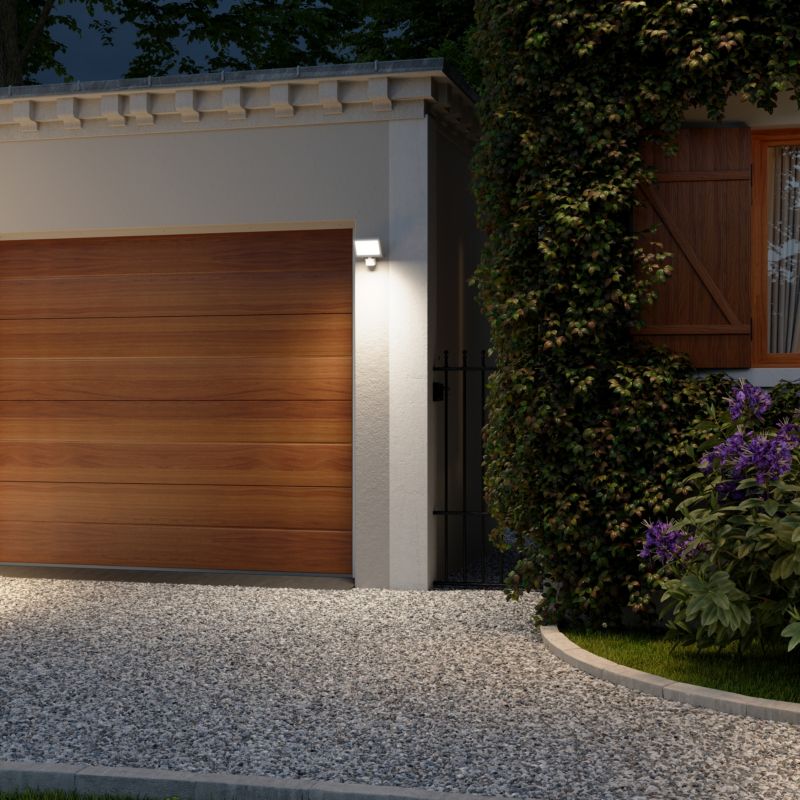 Naświetlacz GoodHome Lucan 30 W z czujnikiem ruchu biały