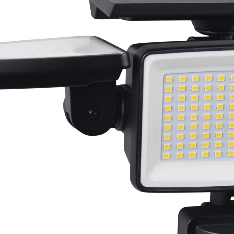 Naświetlacz solarny 5000 K IP54 czarny