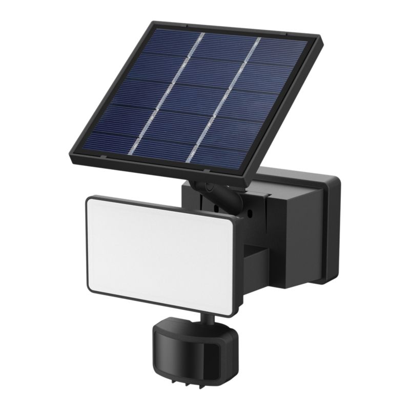 Naświetlacz solarny GoodHome Davern 1060 lm 5000 K z czujnikiem ruchu czarny