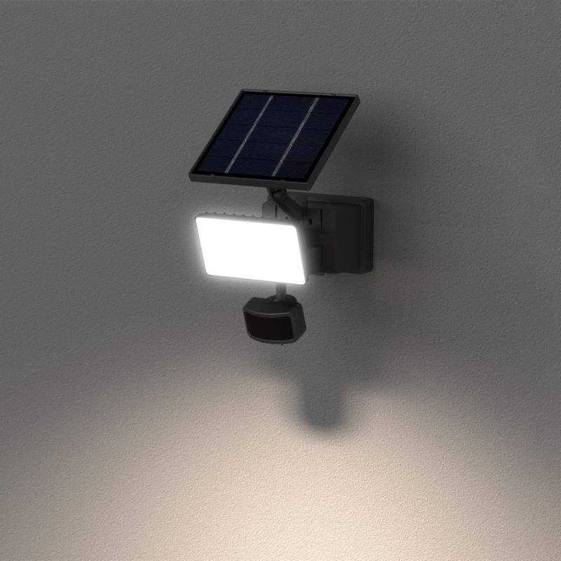 Naświetlacz solarny GoodHome Davern 1060 lm 5000 K z czujnikiem ruchu czarny