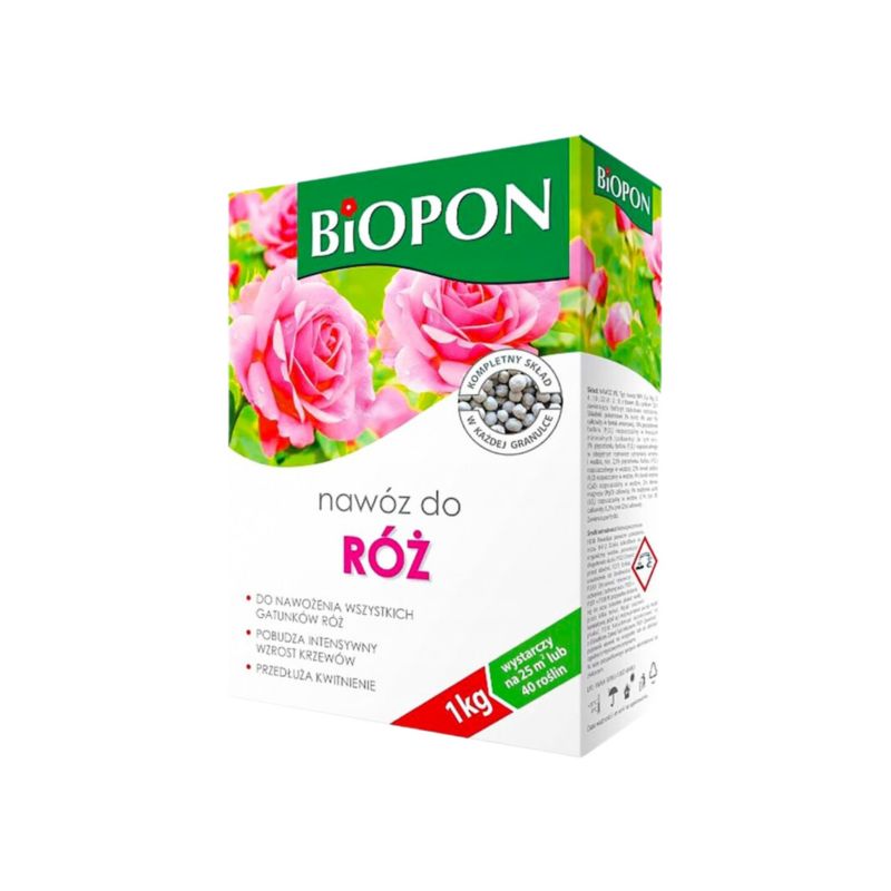 Nawóz Biopon Do Róż 1 Kg Granulat 1 Szt.