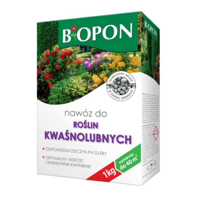 Nawóz Biopon Do Roślin Kwaśnolubnych 1 Kg Granulat 1 Szt.