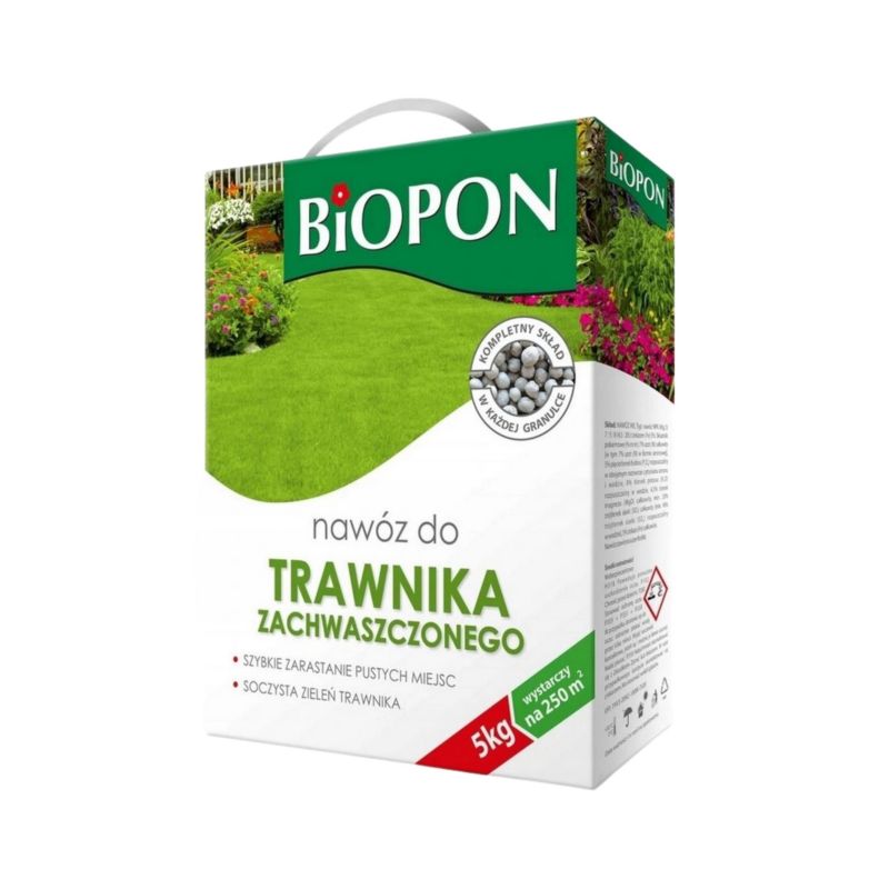 Nawóz Biopon Do Trawnika Zachwaszczonego 5 Kg Granulat 1 Szt.