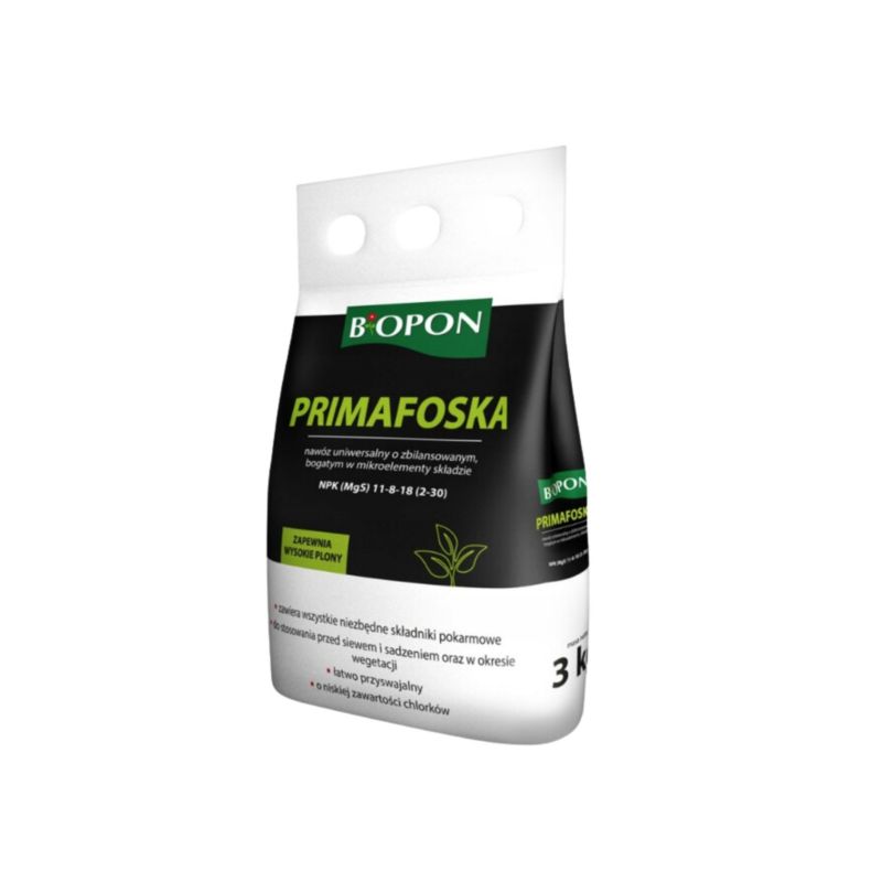 Nawóz Biopon Primafoska Uniwersalny Do Ogrodu 3 kg 1szt.