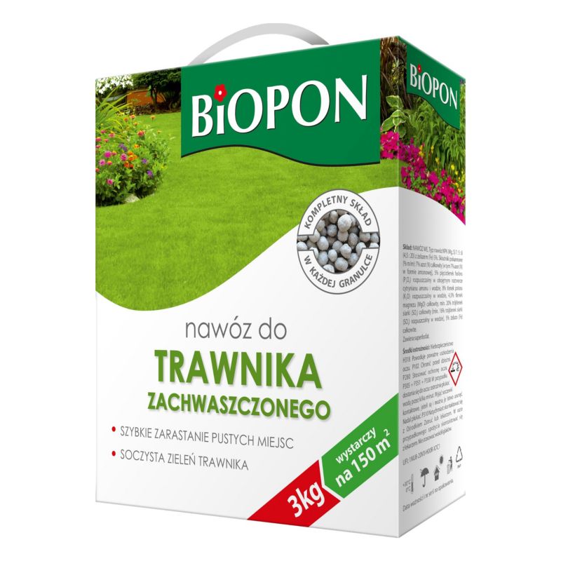 Nawóz Do Trawnika Biopon Na Chwasty Granulat 3 kg 1szt.