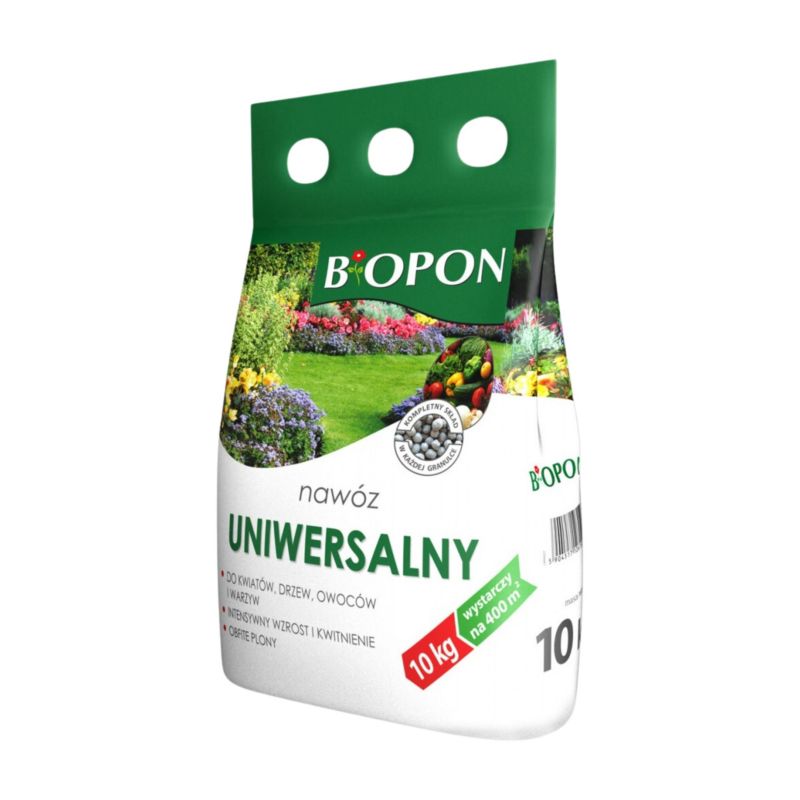 Nawóz uniwersalny Biopon do kwiatów, warzyw, krzewów, owoców i drzew 10 kg 1 szt.