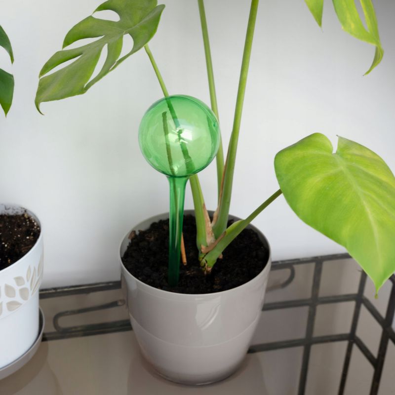 Nawadniacz, Sillar, kule nawadniające, do podlewania roślin, kwiatów, rozmiar L, 24cm, 250ml, zielony, 8szt