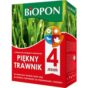 Nawóz Biopon piękny trawnik jesień 2 kg