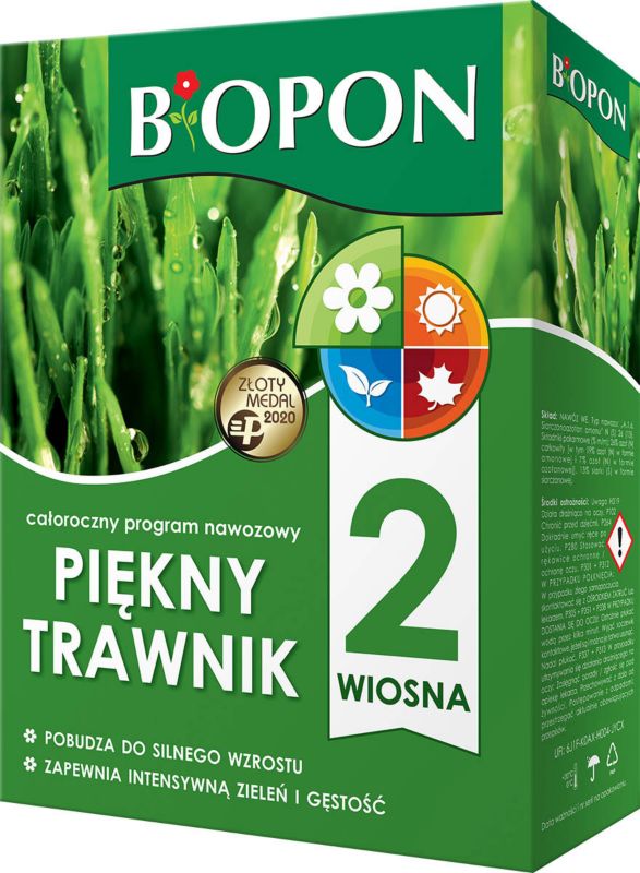 Nawóz Biopon Piękny Trawnik Wiosna 2 kg