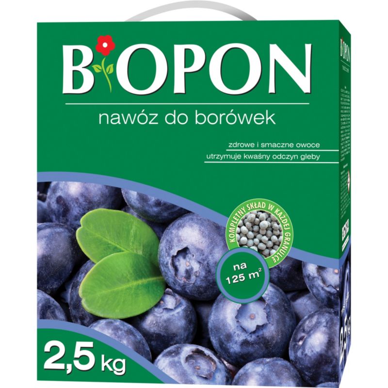 Nawóz do borówek Biopon granulat 2,5 kg